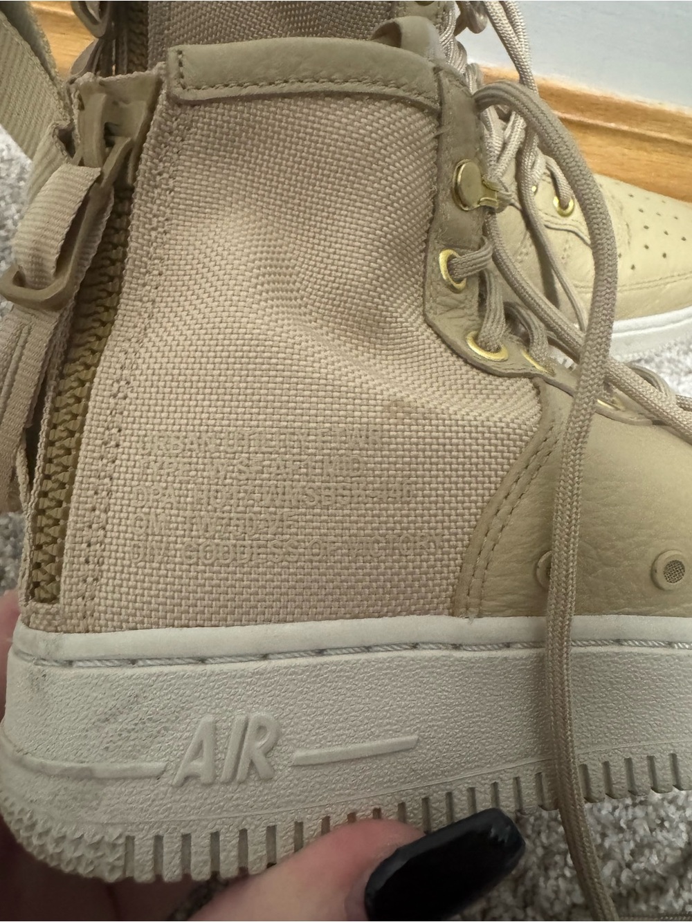 Nike SF AF1 Air Force 1 Mid Mushroom VF - Picture 7 of 10